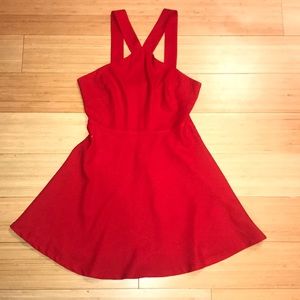 Red Skater Dress
